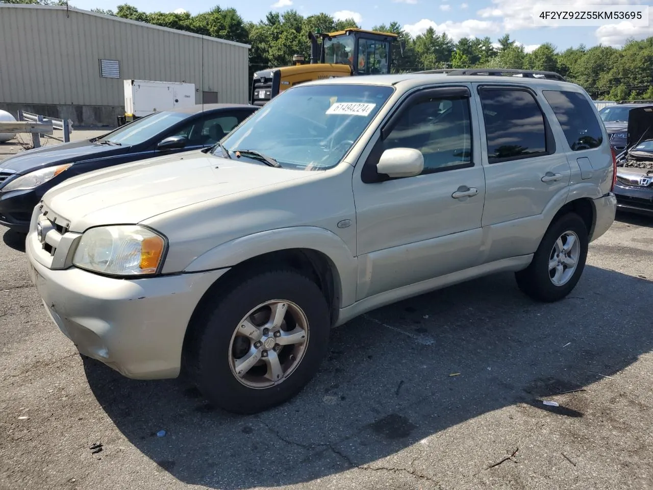 2005 Mazda Tribute I VIN: 4F2YZ92Z55KM53695 Lot: 61494224