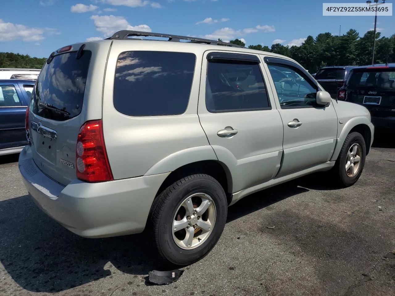 2005 Mazda Tribute I VIN: 4F2YZ92Z55KM53695 Lot: 61494224