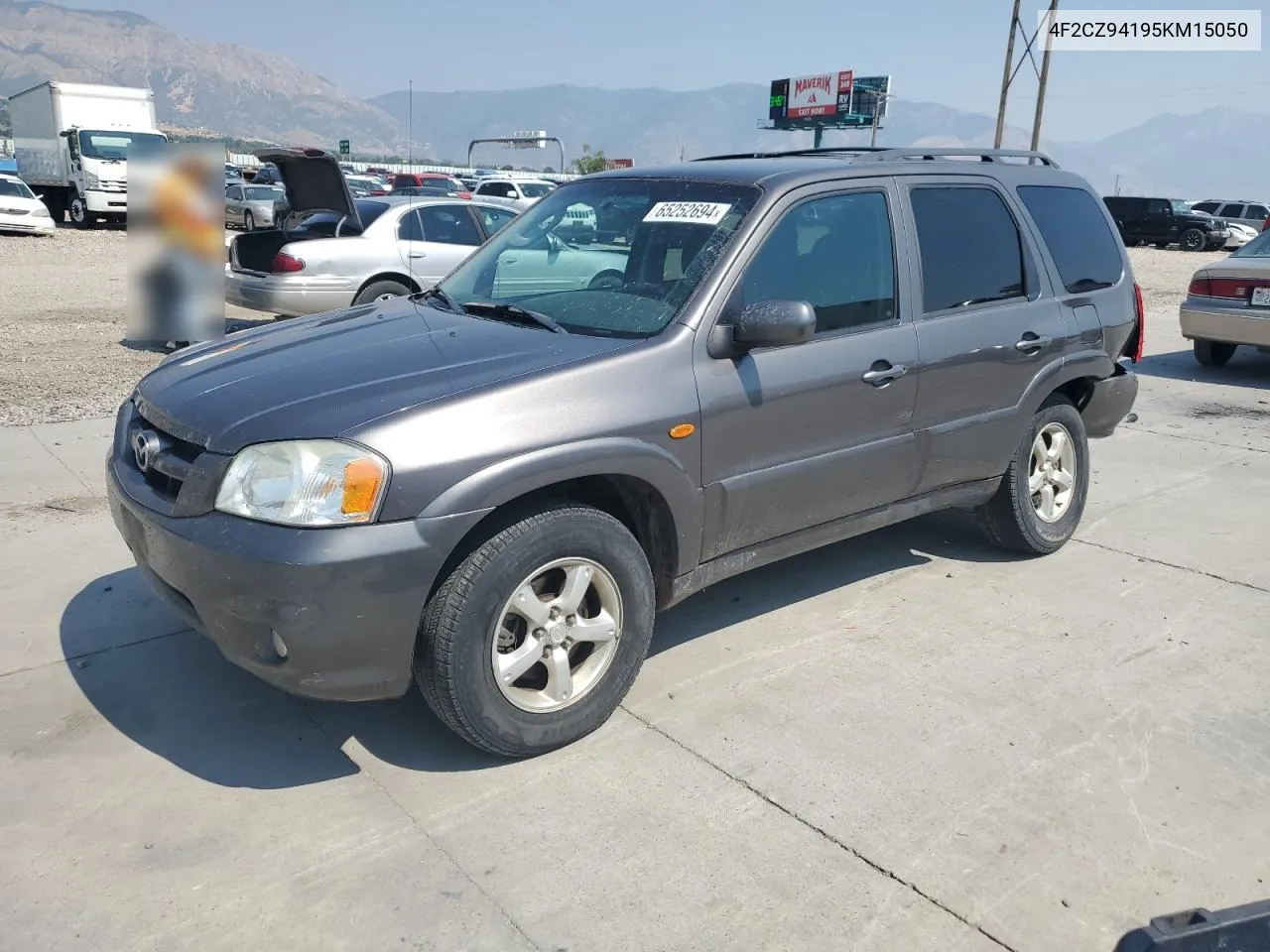 2005 Mazda Tribute S VIN: 4F2CZ94195KM15050 Lot: 65252694