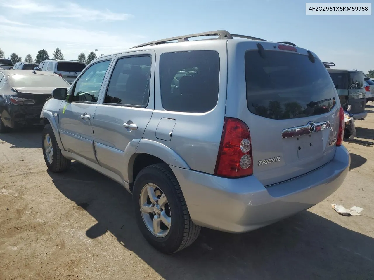 2005 Mazda Tribute S VIN: 4F2CZ961X5KM59958 Lot: 68718984