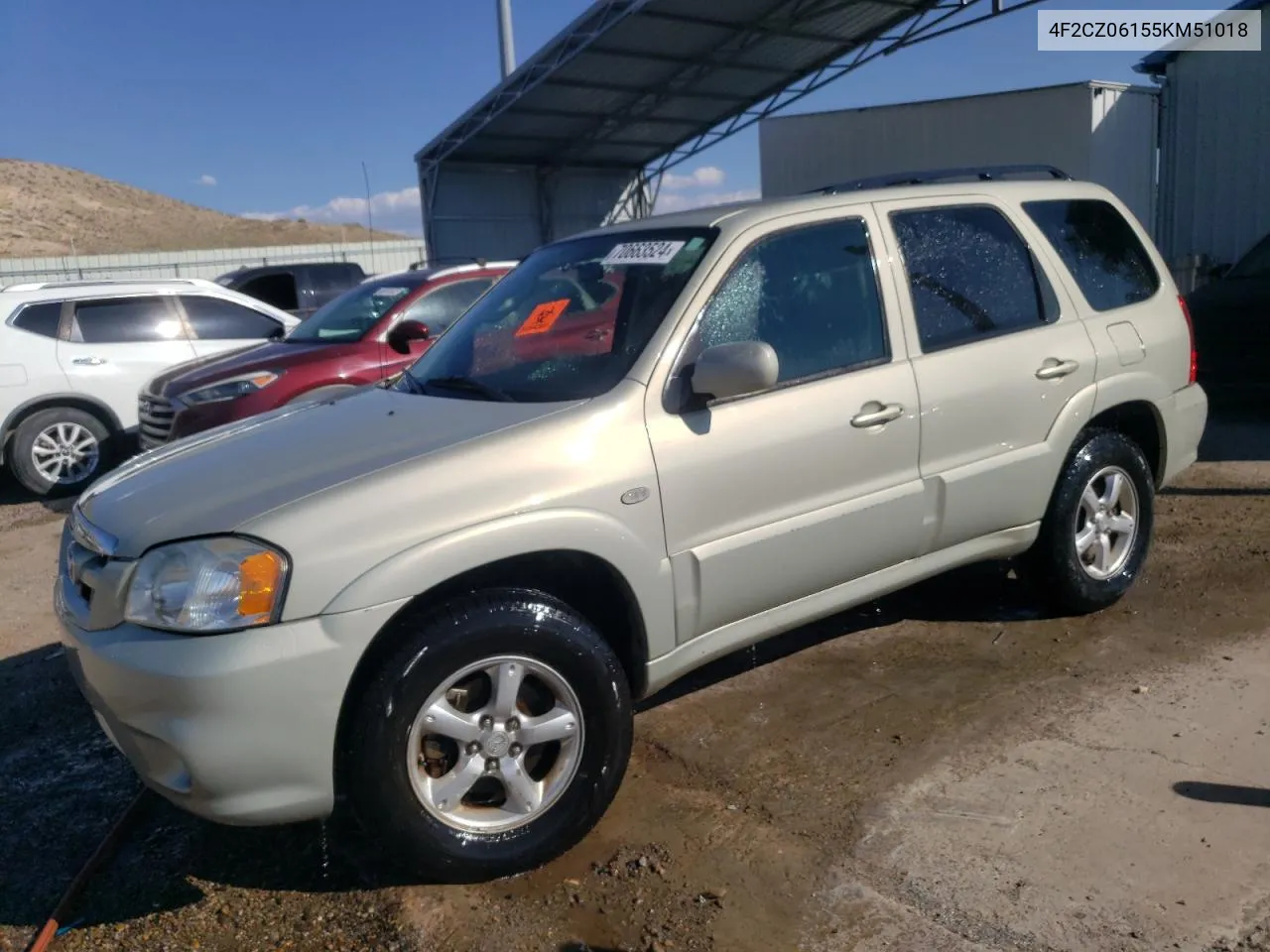 2005 Mazda Tribute S VIN: 4F2CZ06155KM51018 Lot: 70663524