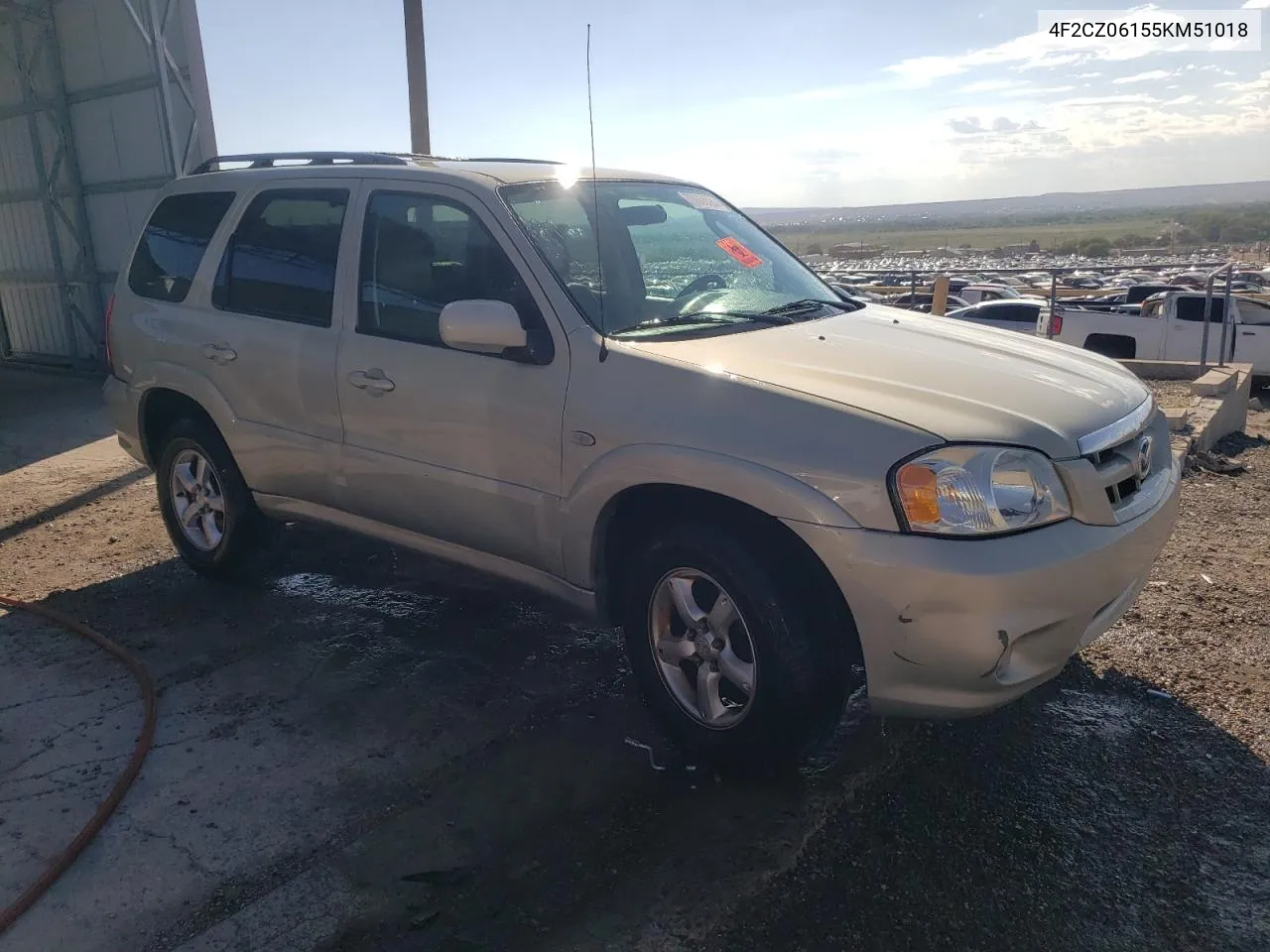 2005 Mazda Tribute S VIN: 4F2CZ06155KM51018 Lot: 70663524