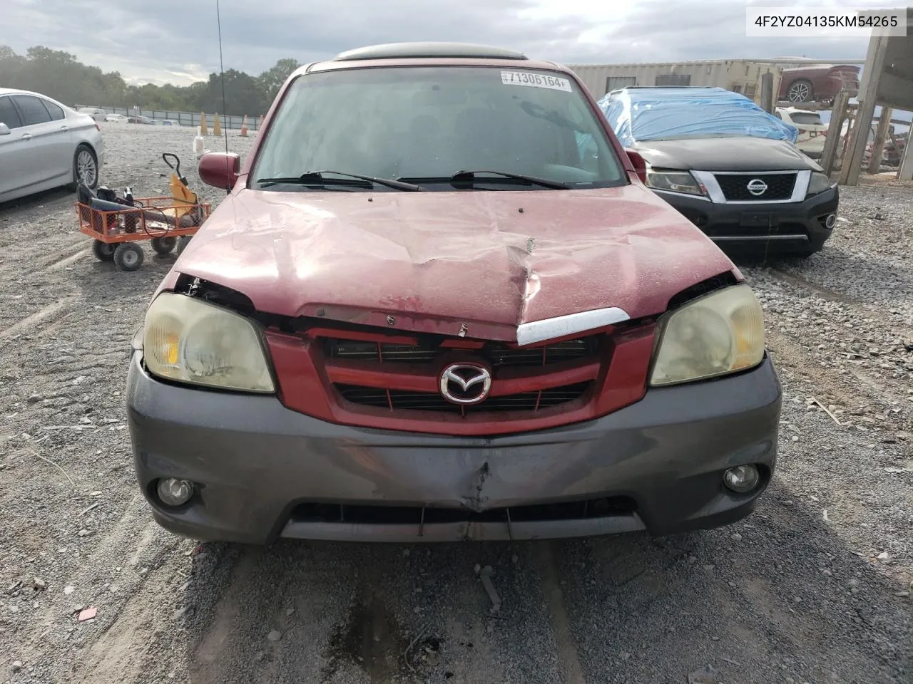 2005 Mazda Tribute S VIN: 4F2YZ04135KM54265 Lot: 71306164