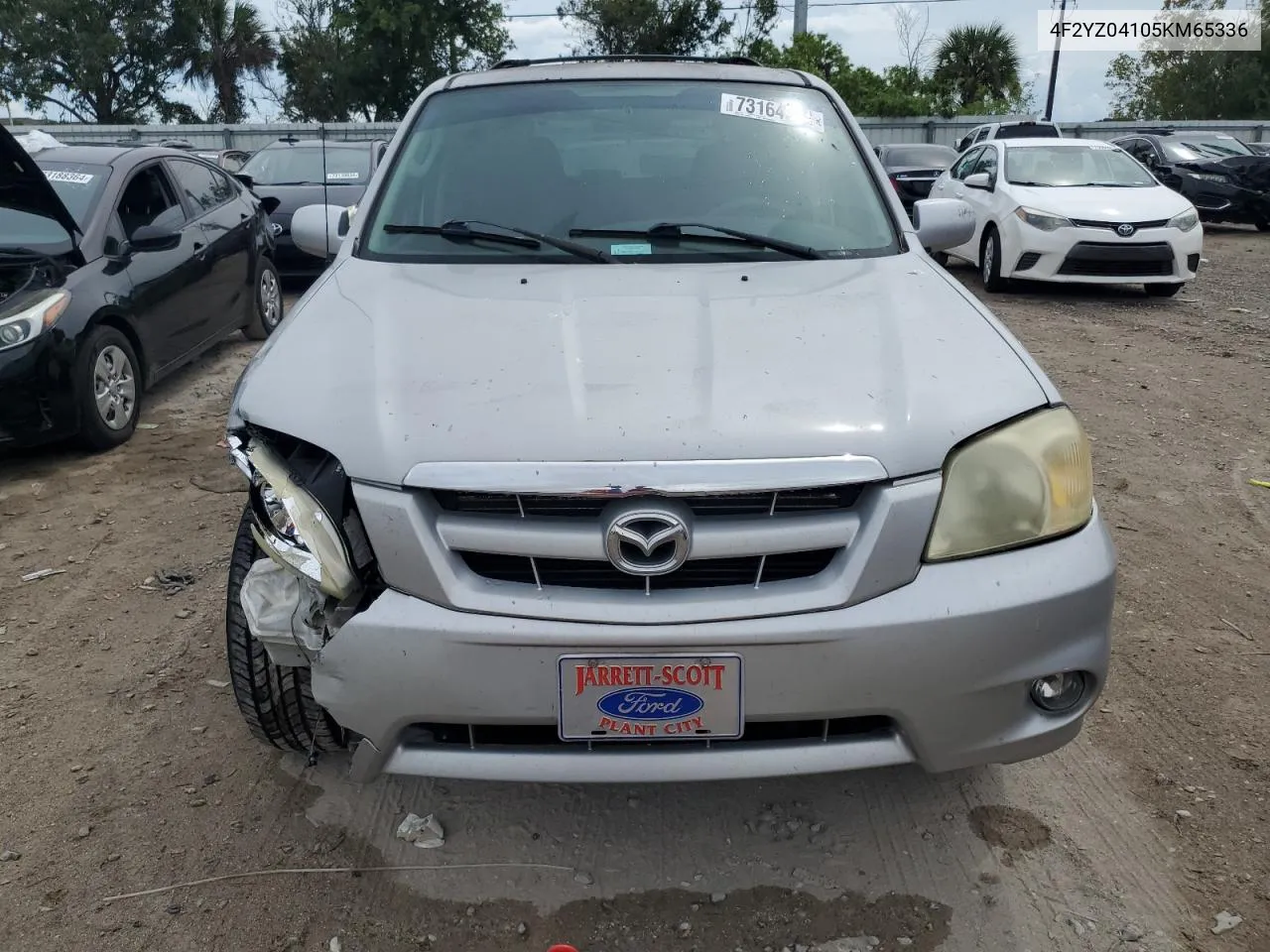 2005 Mazda Tribute S VIN: 4F2YZ04105KM65336 Lot: 73164934