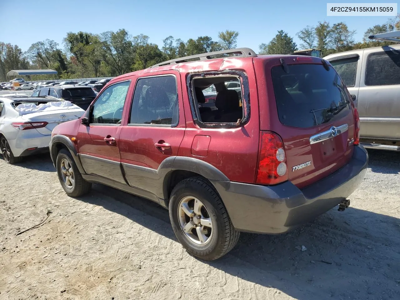 2005 Mazda Tribute S VIN: 4F2CZ94155KM15059 Lot: 74203424