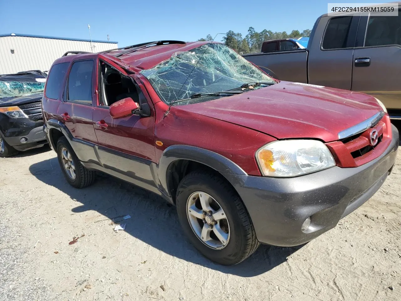 2005 Mazda Tribute S VIN: 4F2CZ94155KM15059 Lot: 74203424