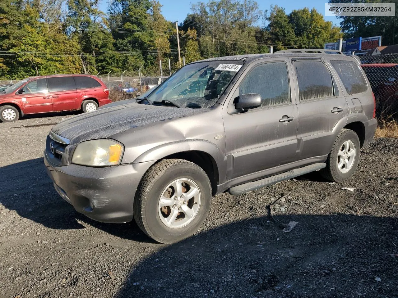 2005 Mazda Tribute I VIN: 4F2YZ92Z85KM37264 Lot: 74504384