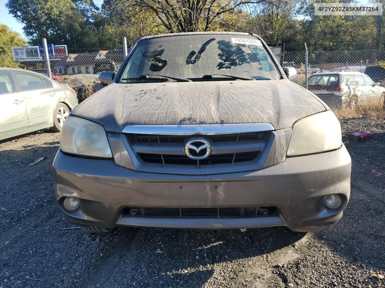 2005 Mazda Tribute I VIN: 4F2YZ92Z85KM37264 Lot: 74504384