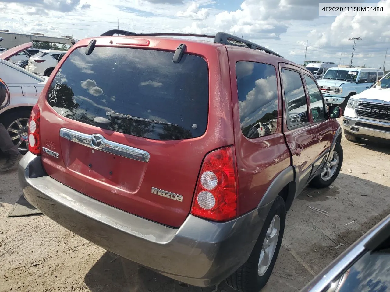 2005 Mazda Tribute S VIN: 4F2CZ04115KM04488 Lot: 75033264