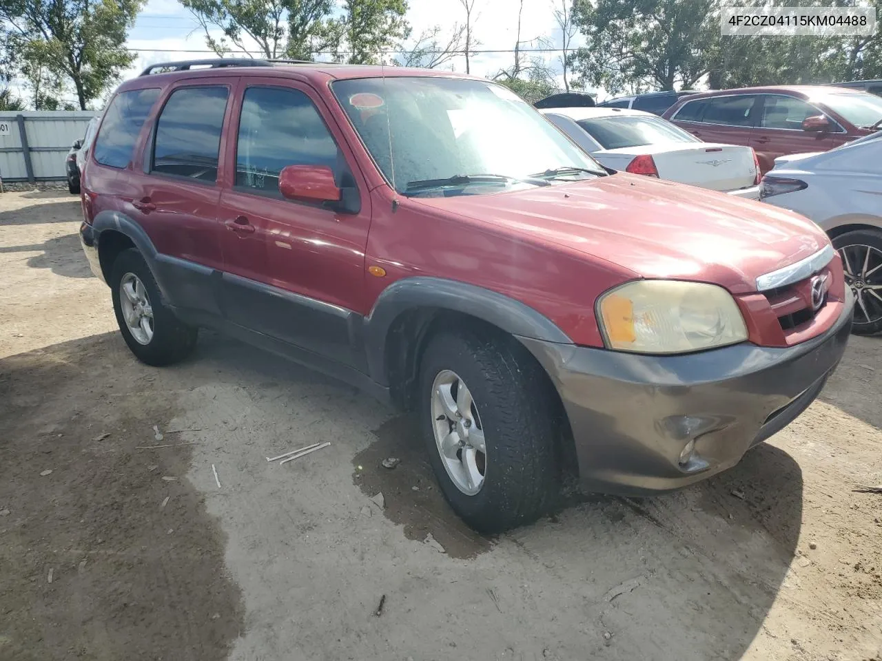 2005 Mazda Tribute S VIN: 4F2CZ04115KM04488 Lot: 75033264