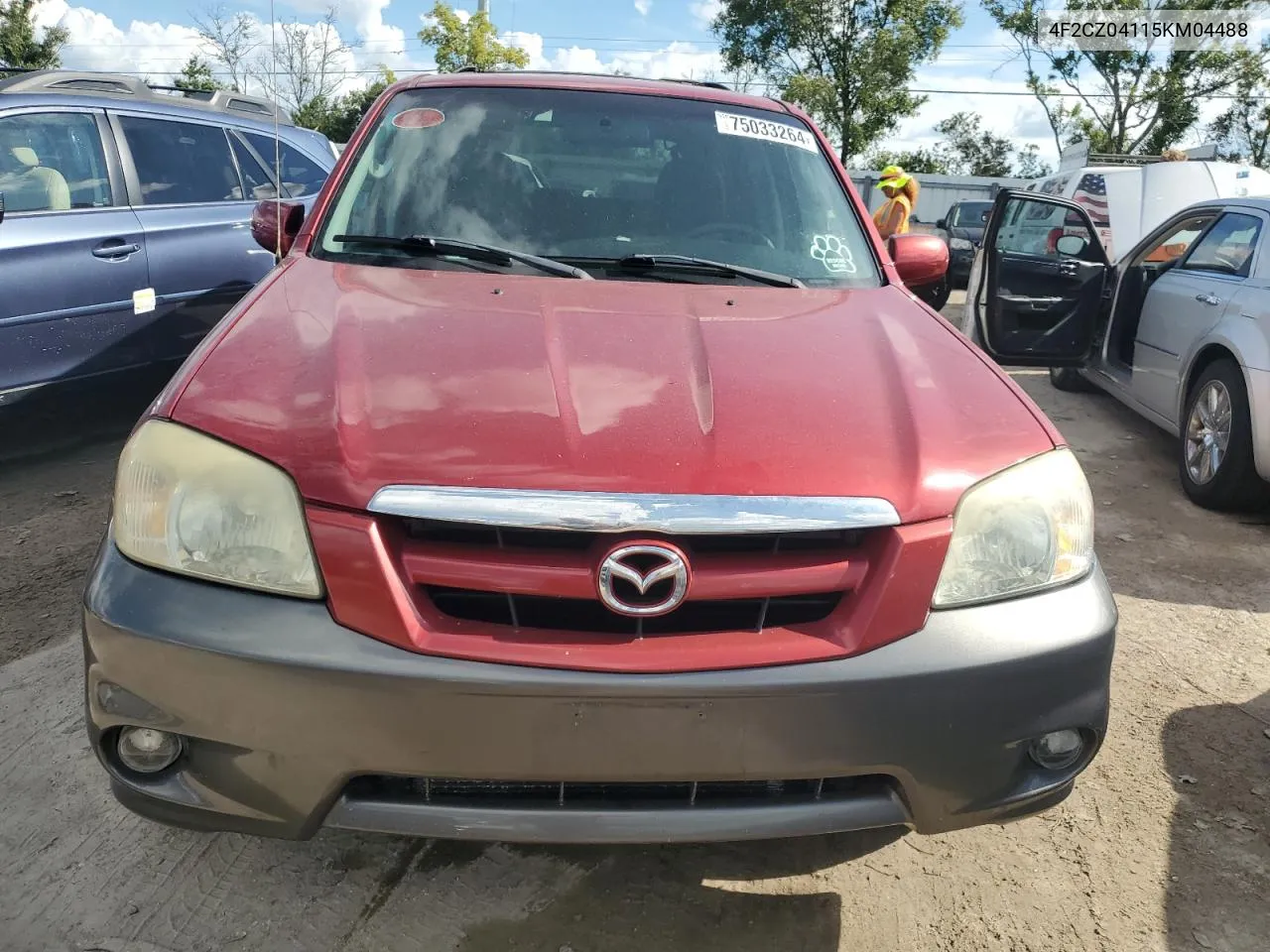 2005 Mazda Tribute S VIN: 4F2CZ04115KM04488 Lot: 75033264