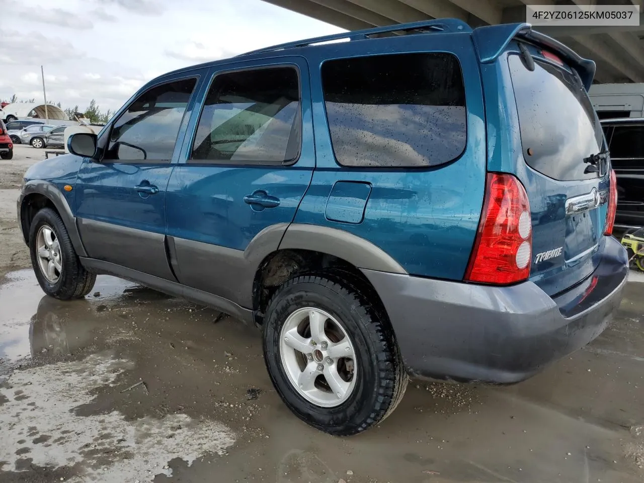 2005 Mazda Tribute S VIN: 4F2YZ06125KM05037 Lot: 75555304