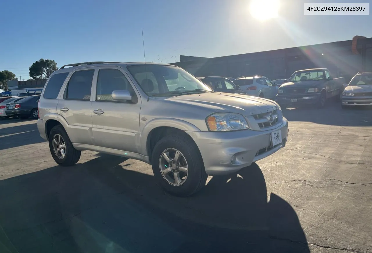 2005 Mazda Tribute S VIN: 4F2CZ94125KM28397 Lot: 75961994