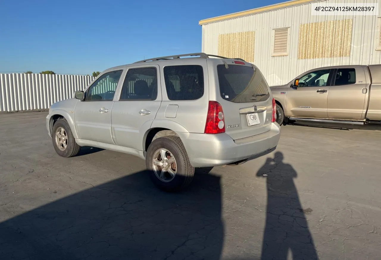 2005 Mazda Tribute S VIN: 4F2CZ94125KM28397 Lot: 75961994