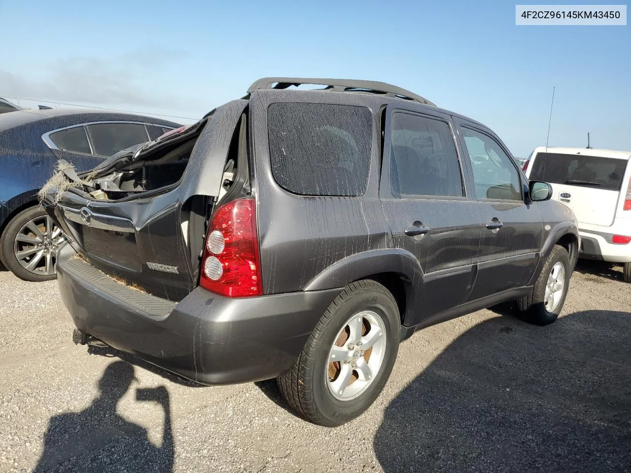 2005 Mazda Tribute S VIN: 4F2CZ96145KM43450 Lot: 76189794