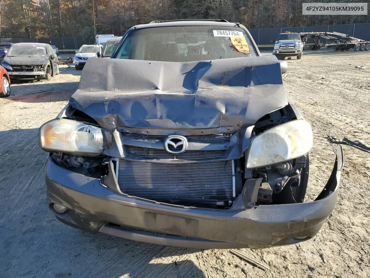 2005 Mazda Tribute S VIN: 4F2YZ94105KM39095 Lot: 78457764