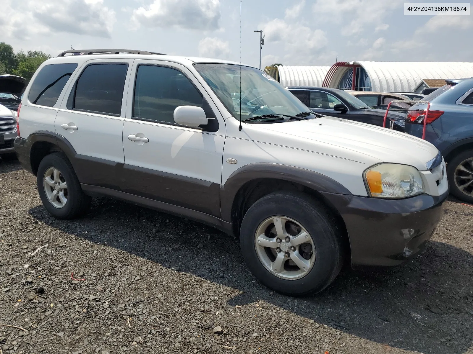 2006 Mazda Tribute S VIN: 4F2YZ04136KM18674 Lot: 65126554