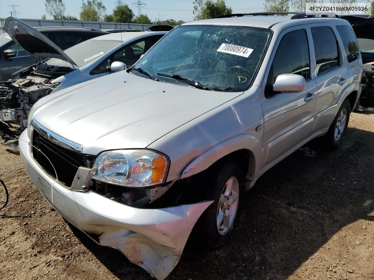 4F2YZ04186KM05936 2006 Mazda Tribute S