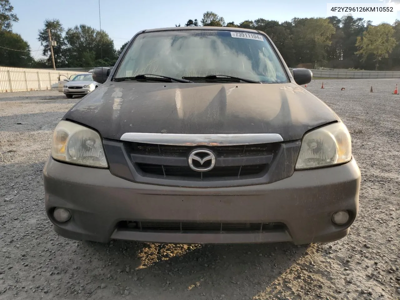 4F2YZ96126KM10552 2006 Mazda Tribute S