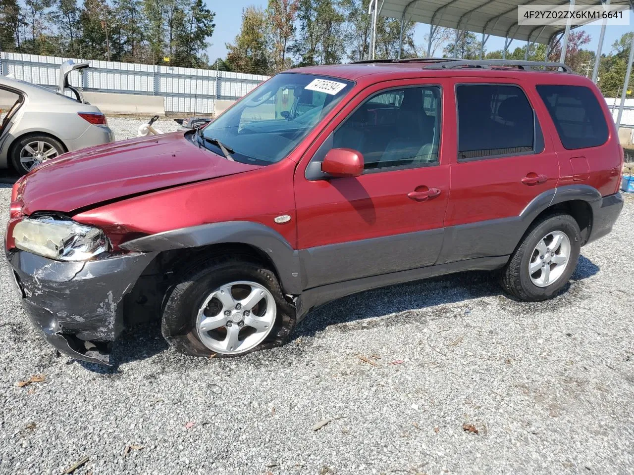 2006 Mazda Tribute I VIN: 4F2YZ02ZX6KM16641 Lot: 74765294