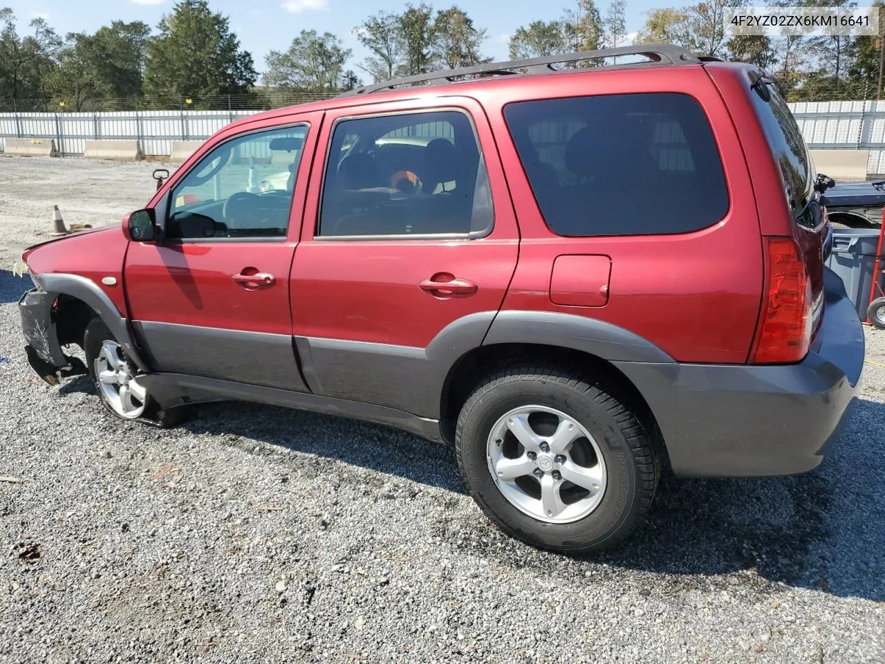 4F2YZ02ZX6KM16641 2006 Mazda Tribute I