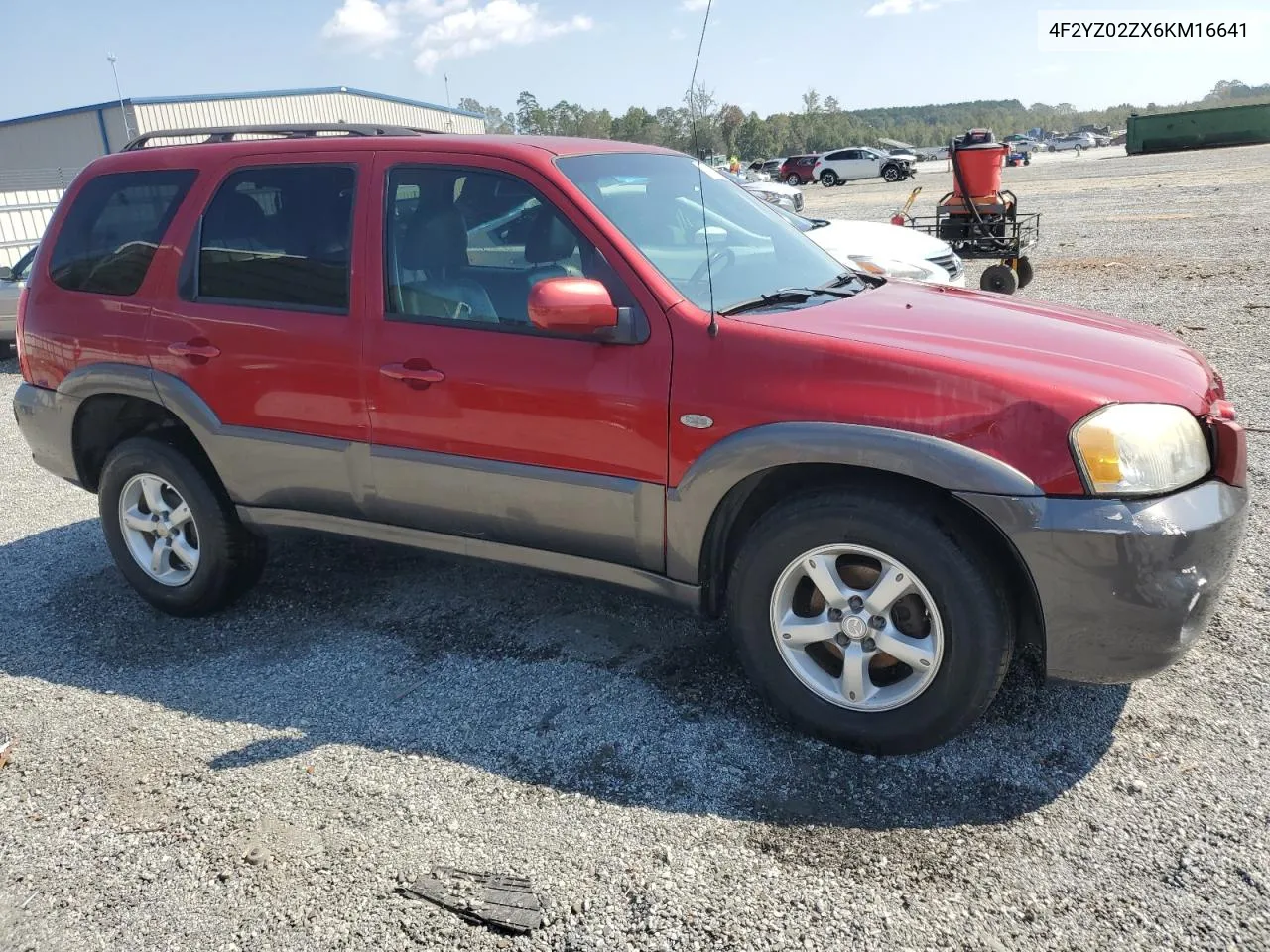 2006 Mazda Tribute I VIN: 4F2YZ02ZX6KM16641 Lot: 74765294