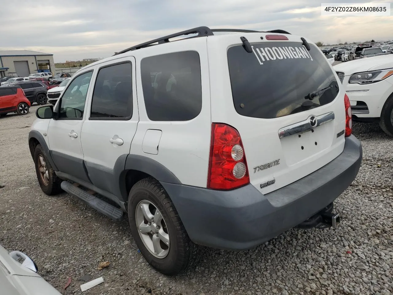 2006 Mazda Tribute I VIN: 4F2YZ02Z86KM08635 Lot: 80580664