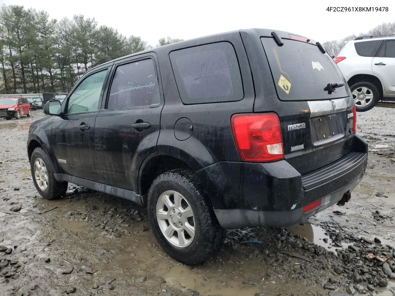 4F2CZ961X8KM19478 2008 Mazda Tribute S