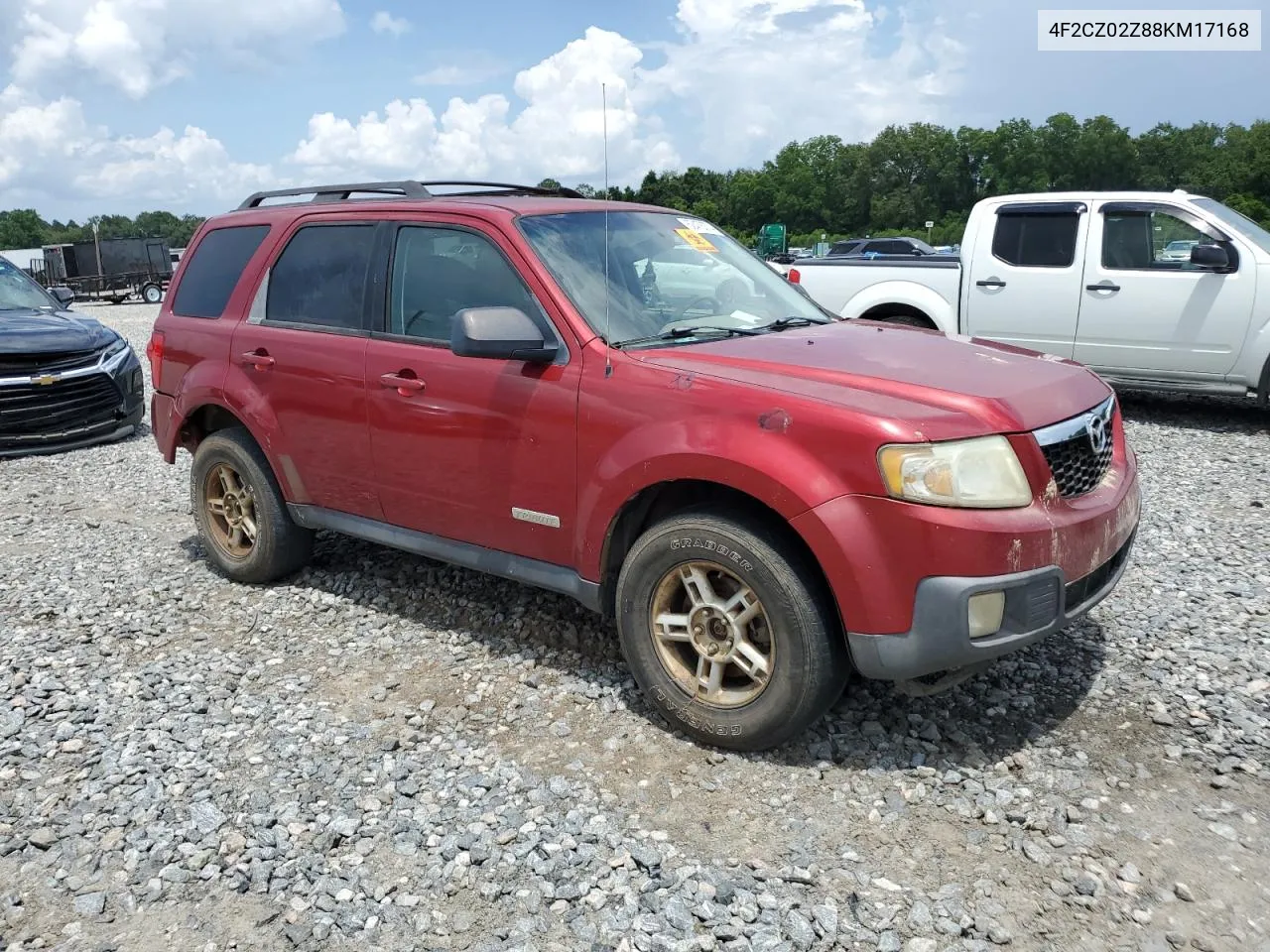 2008 Mazda Tribute I VIN: 4F2CZ02Z88KM17168 Lot: 62478374