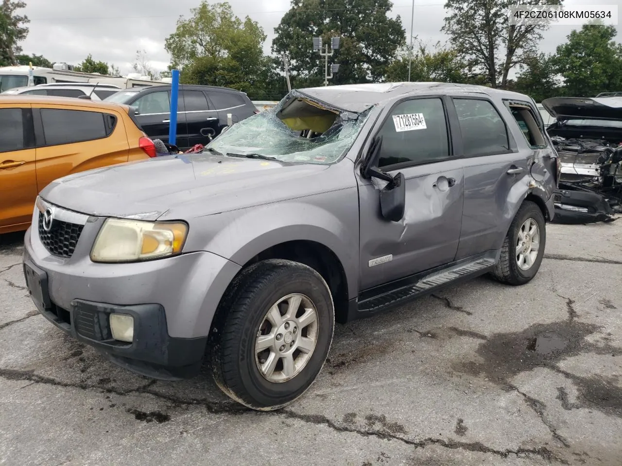 2008 Mazda Tribute S VIN: 4F2CZ06108KM05634 Lot: 71281564