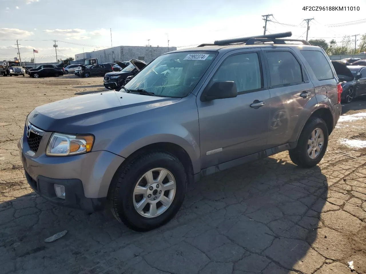 2008 Mazda Tribute S VIN: 4F2CZ96188KM11010 Lot: 72992374