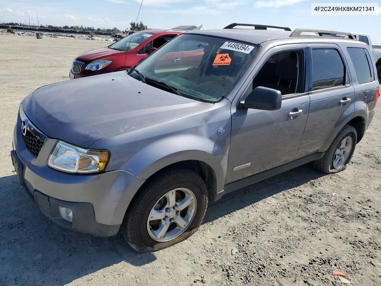 2008 Mazda Tribute Hybrid VIN: 4F2CZ49HX8KM21341 Lot: 74495394