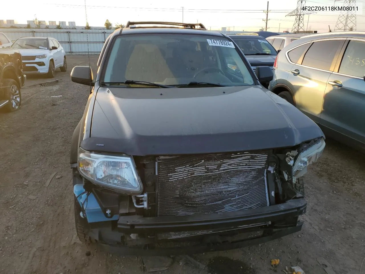 2008 Mazda Tribute S VIN: 4F2CZ06118KM08011 Lot: 74778924