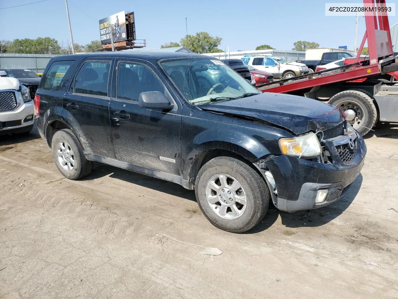 2008 Mazda Tribute I VIN: 4F2CZ02Z08KM19593 Lot: 75217984