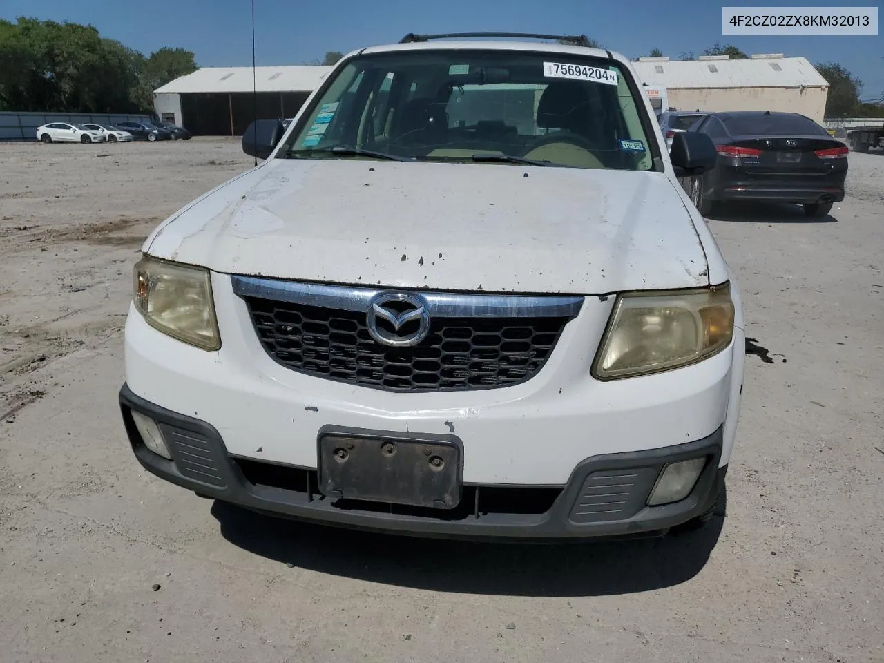 2008 Mazda Tribute I VIN: 4F2CZ02ZX8KM32013 Lot: 75694204