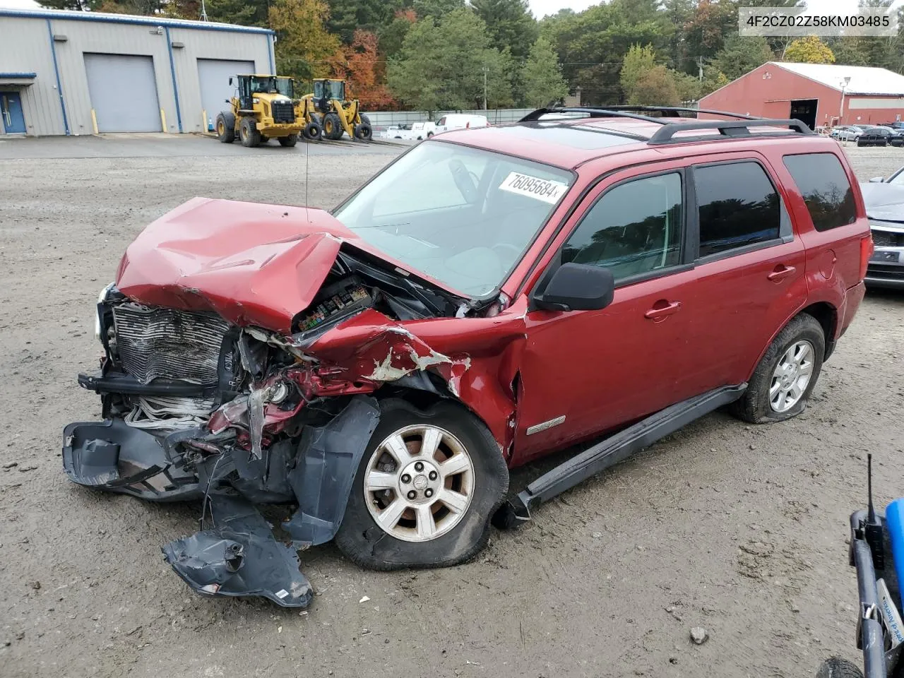 2008 Mazda Tribute I VIN: 4F2CZ02Z58KM03485 Lot: 76095684