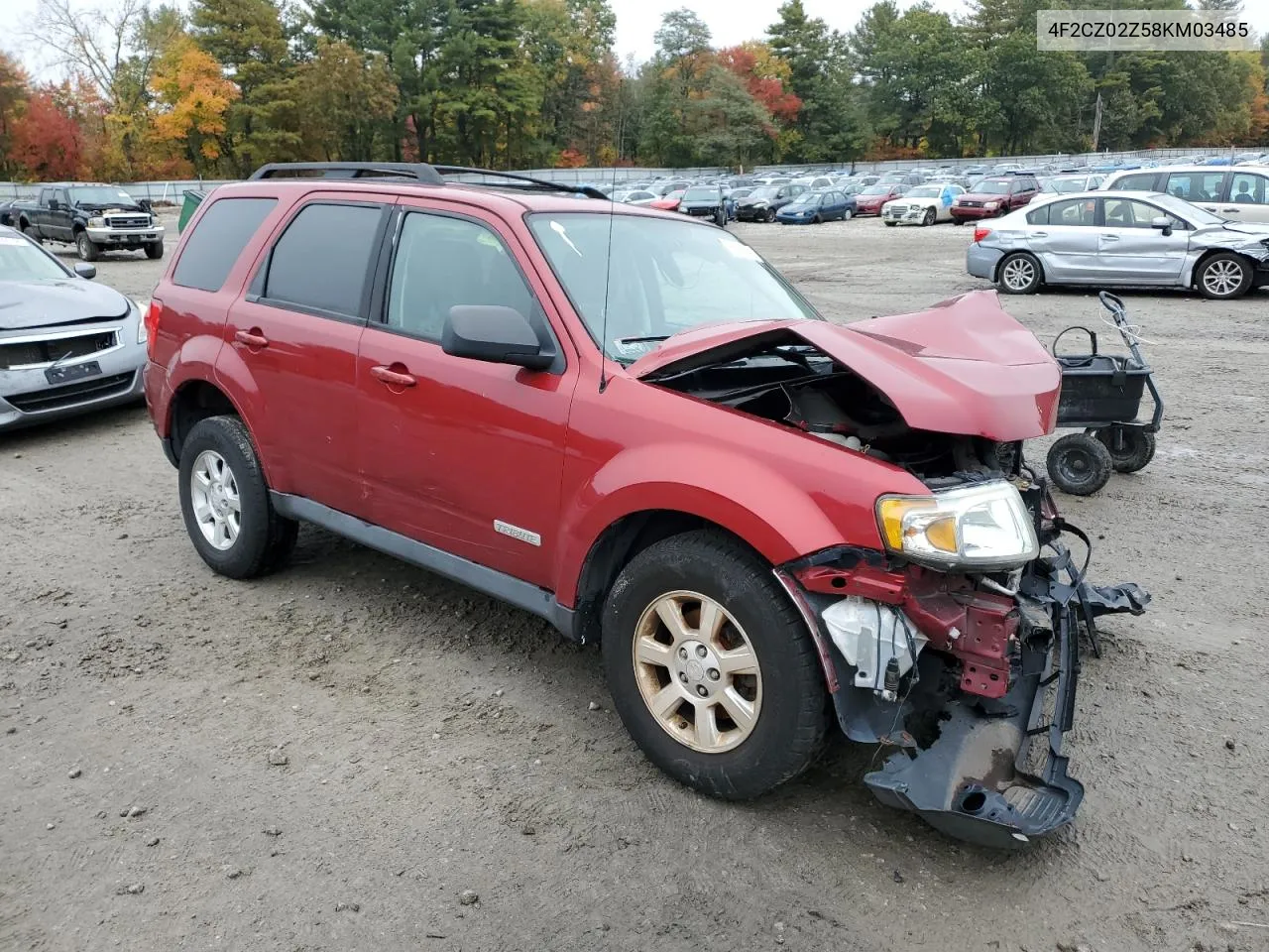 2008 Mazda Tribute I VIN: 4F2CZ02Z58KM03485 Lot: 76095684