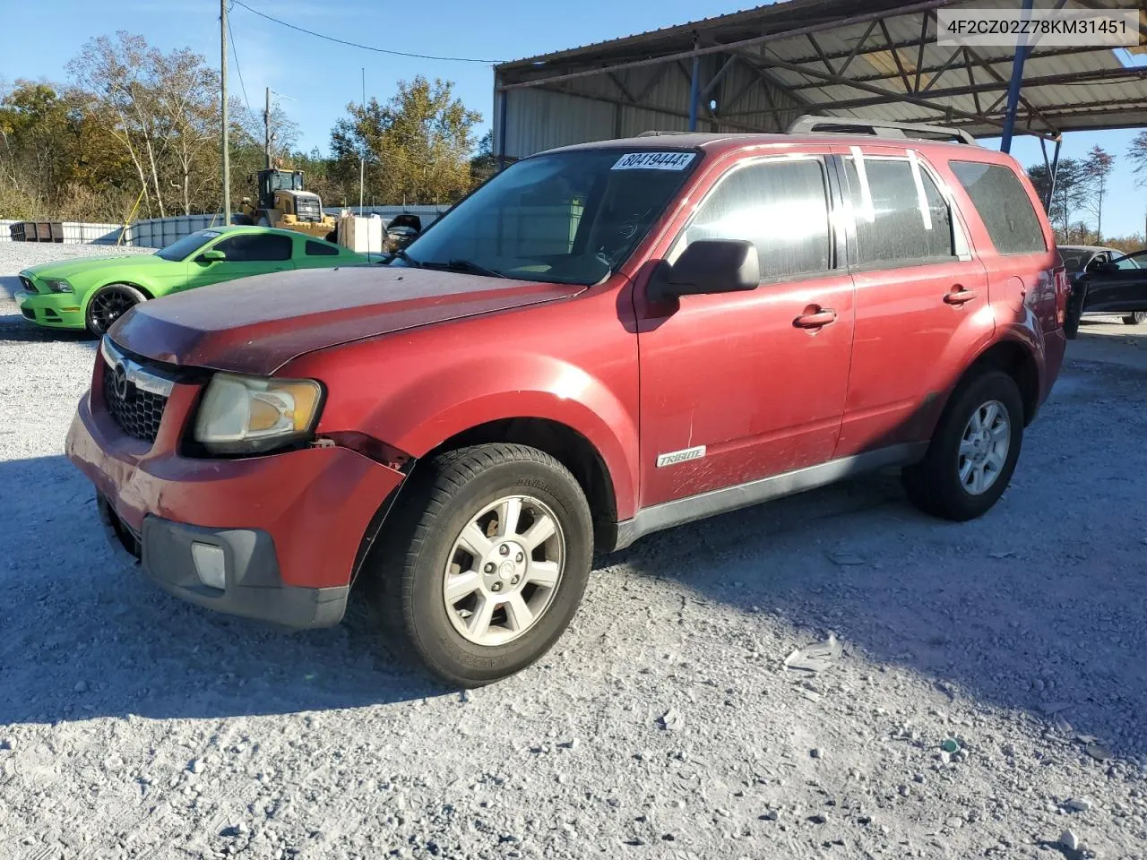 2008 Mazda Tribute I VIN: 4F2CZ02Z78KM31451 Lot: 80419444