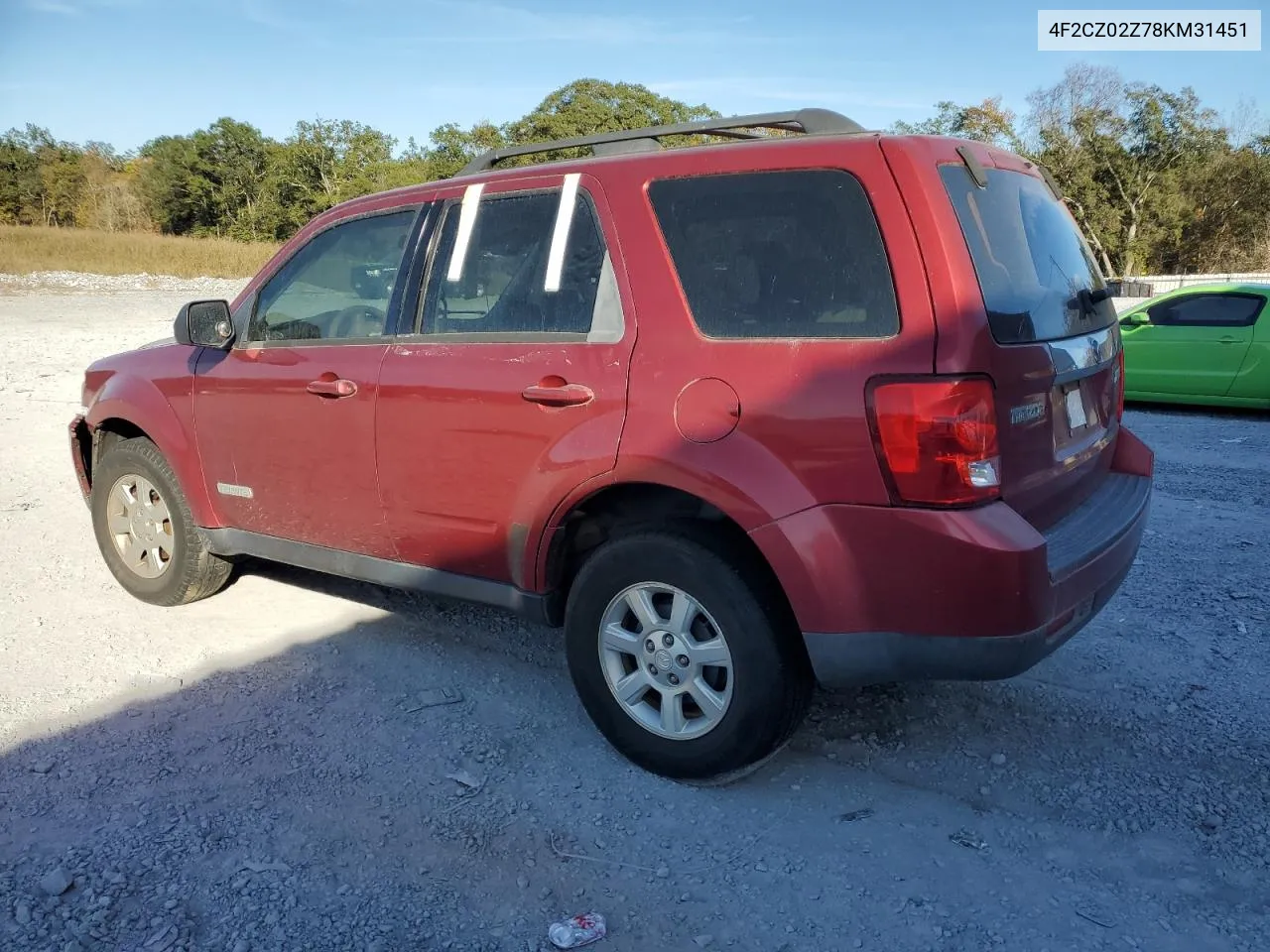 2008 Mazda Tribute I VIN: 4F2CZ02Z78KM31451 Lot: 80419444