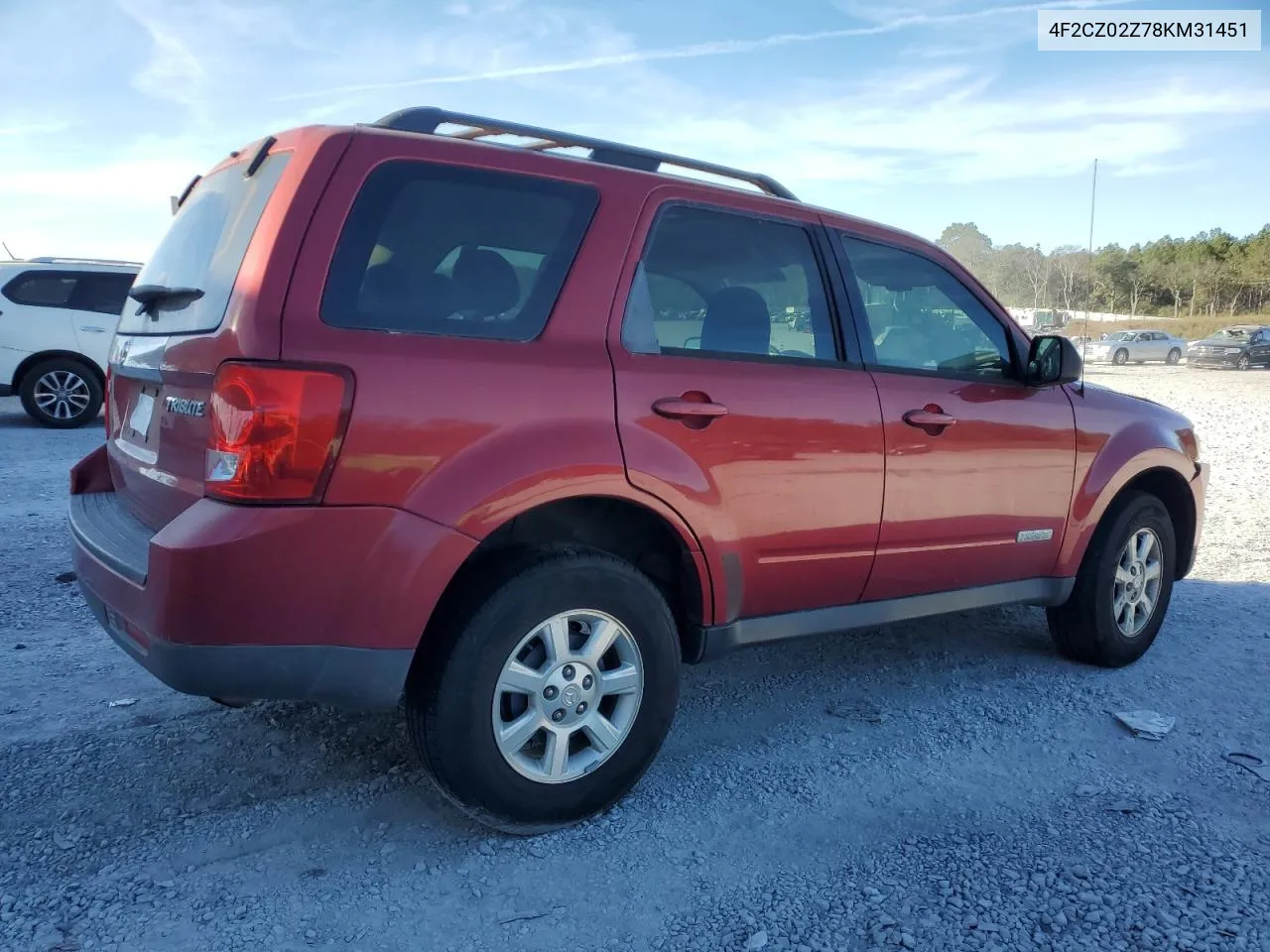 2008 Mazda Tribute I VIN: 4F2CZ02Z78KM31451 Lot: 80419444