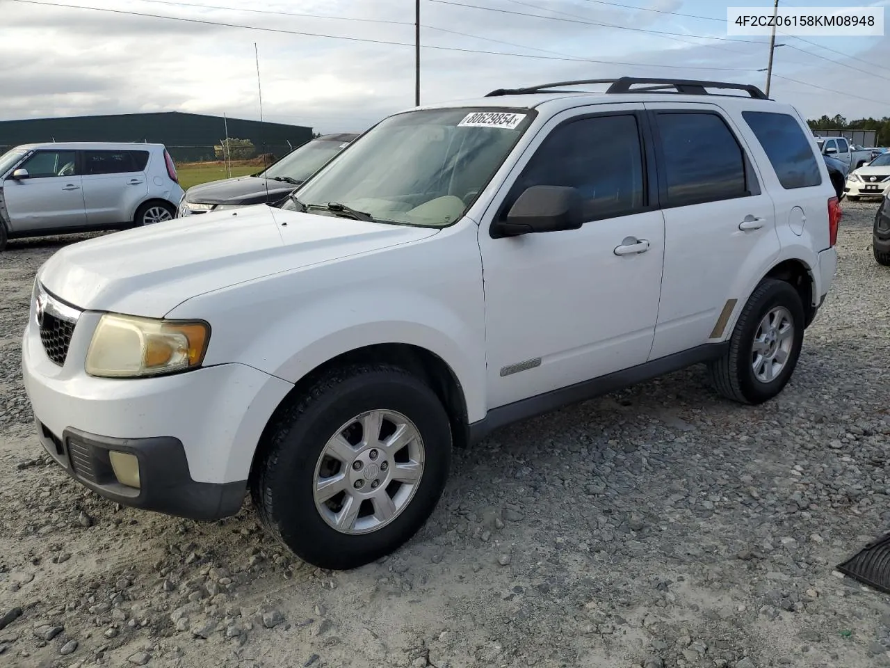 2008 Mazda Tribute S VIN: 4F2CZ06158KM08948 Lot: 80629854