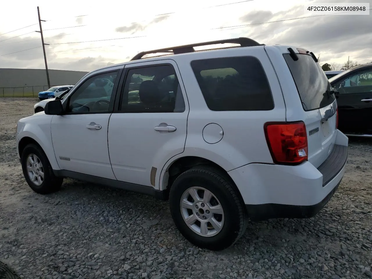 2008 Mazda Tribute S VIN: 4F2CZ06158KM08948 Lot: 80629854