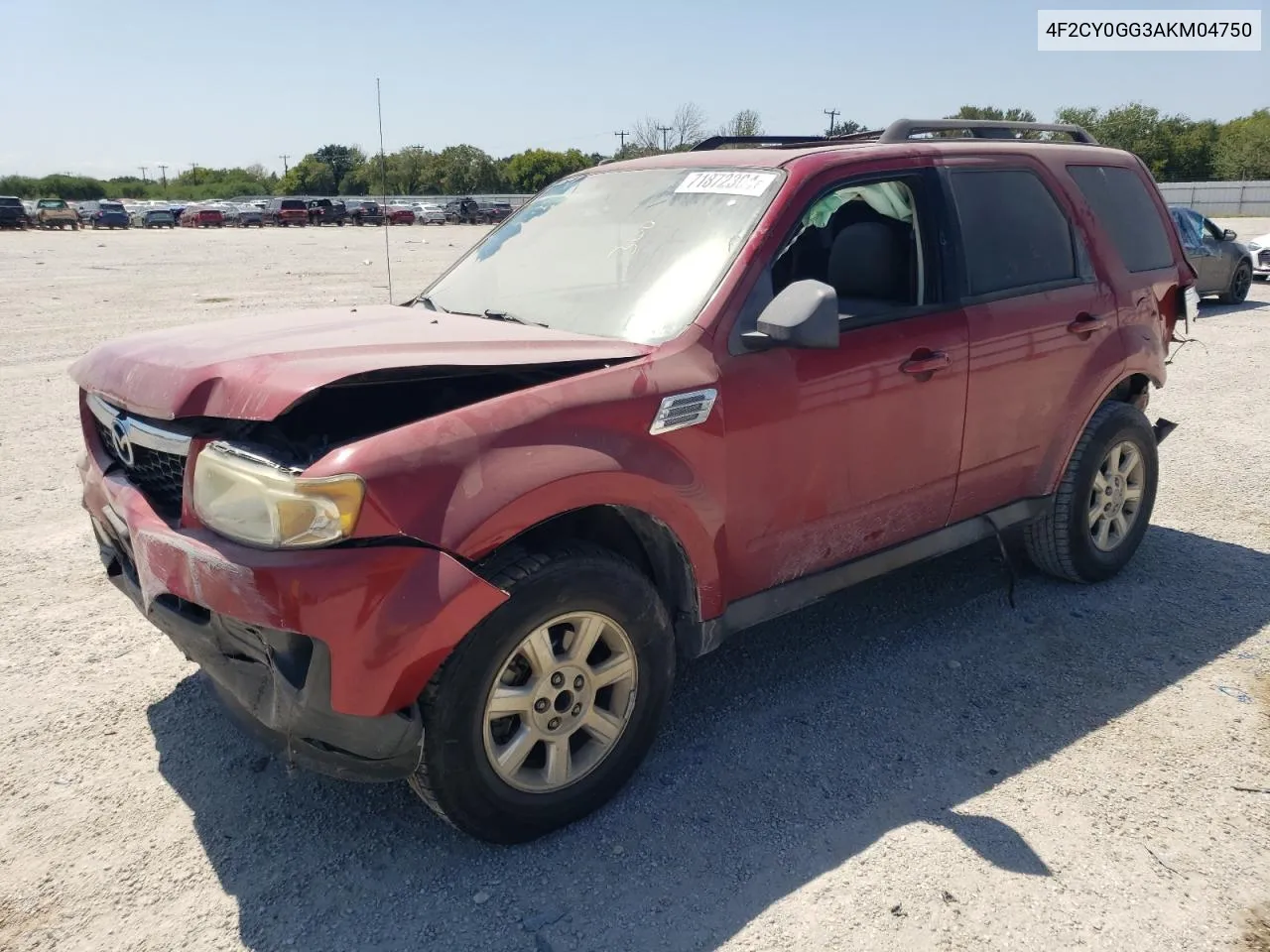 2010 Mazda Tribute S VIN: 4F2CY0GG3AKM04750 Lot: 71872304