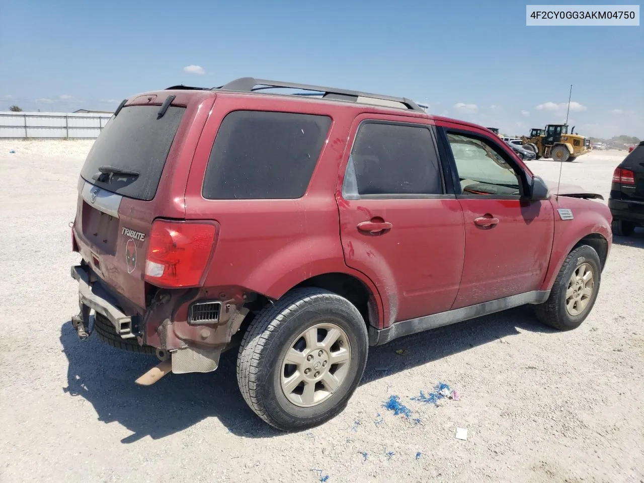 2010 Mazda Tribute S VIN: 4F2CY0GG3AKM04750 Lot: 71872304