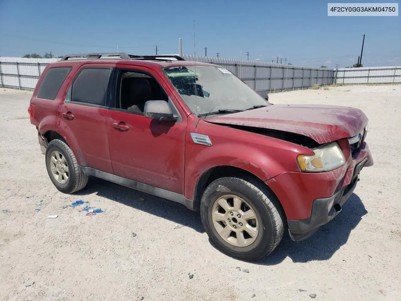 2010 Mazda Tribute S VIN: 4F2CY0GG3AKM04750 Lot: 71872304