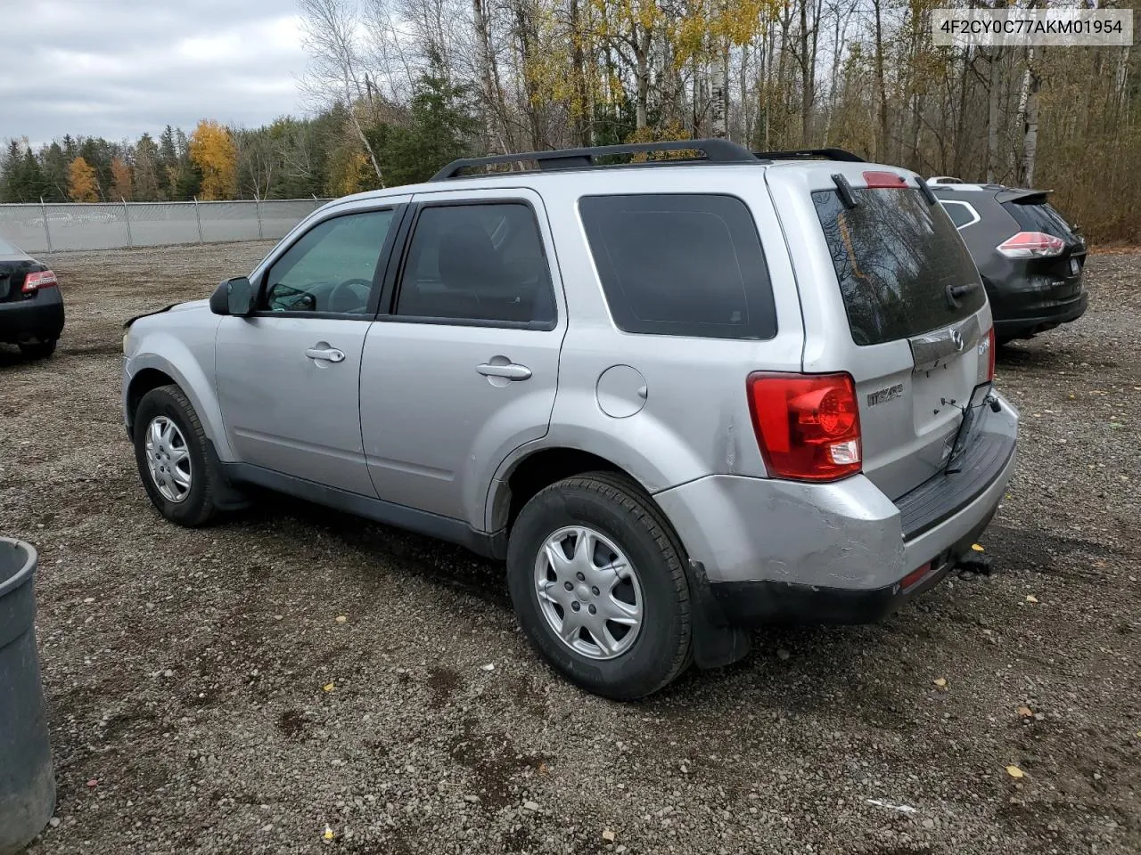 2010 Mazda Tribute I VIN: 4F2CY0C77AKM01954 Lot: 75888394