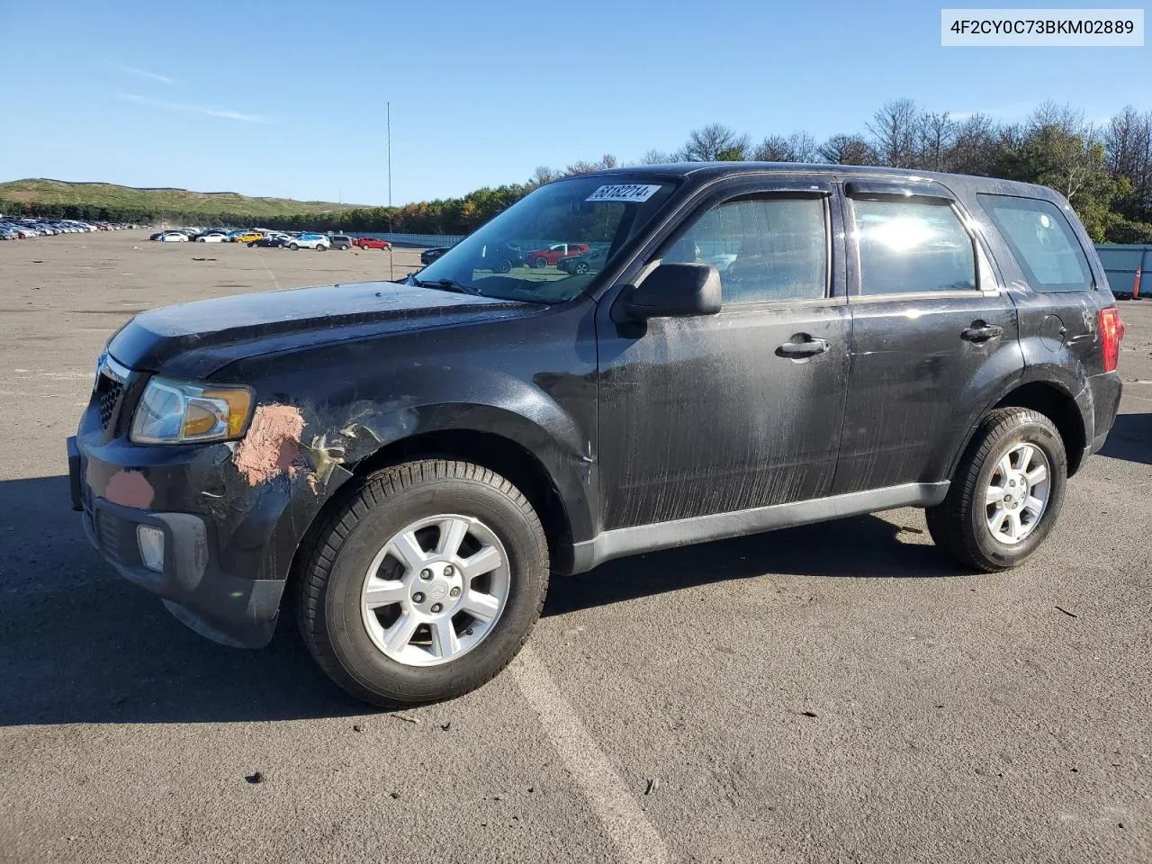 2011 Mazda Tribute I VIN: 4F2CY0C73BKM02889 Lot: 68182214