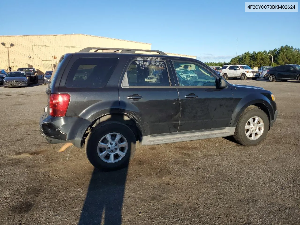 2011 Mazda Tribute I VIN: 4F2CY0C70BKM02624 Lot: 75472464