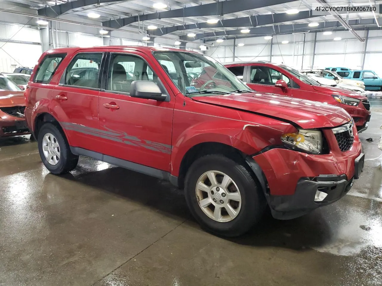 2011 Mazda Tribute I VIN: 4F2CY0C71BKM06780 Lot: 77748114