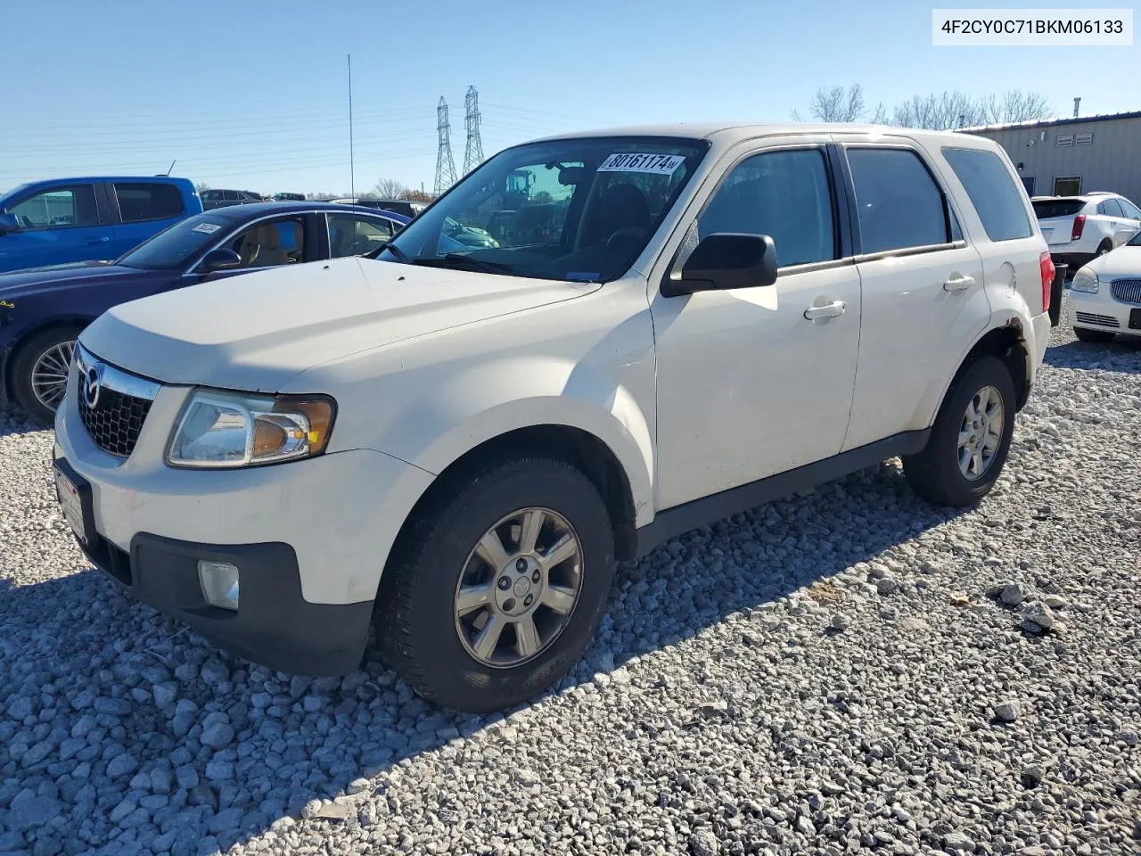 2011 Mazda Tribute I VIN: 4F2CY0C71BKM06133 Lot: 80161174